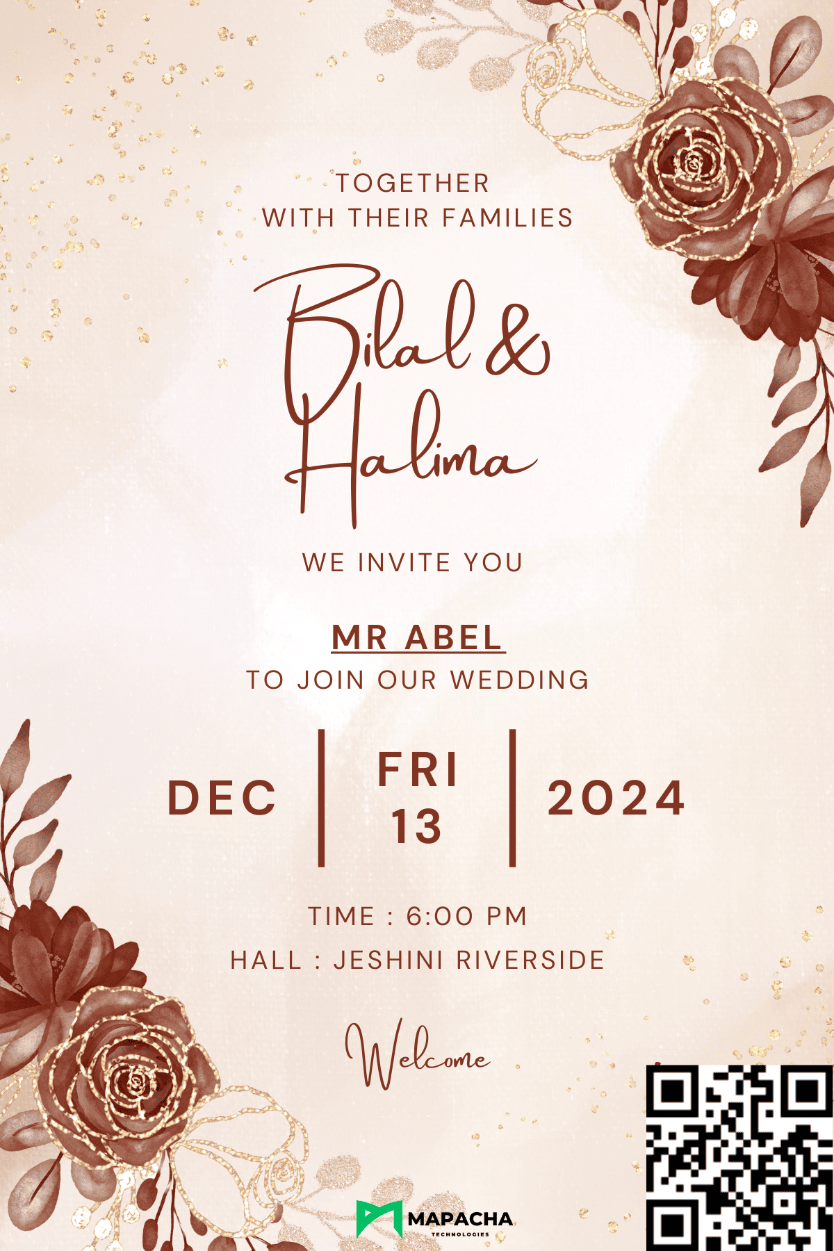 Digital Invitation Card